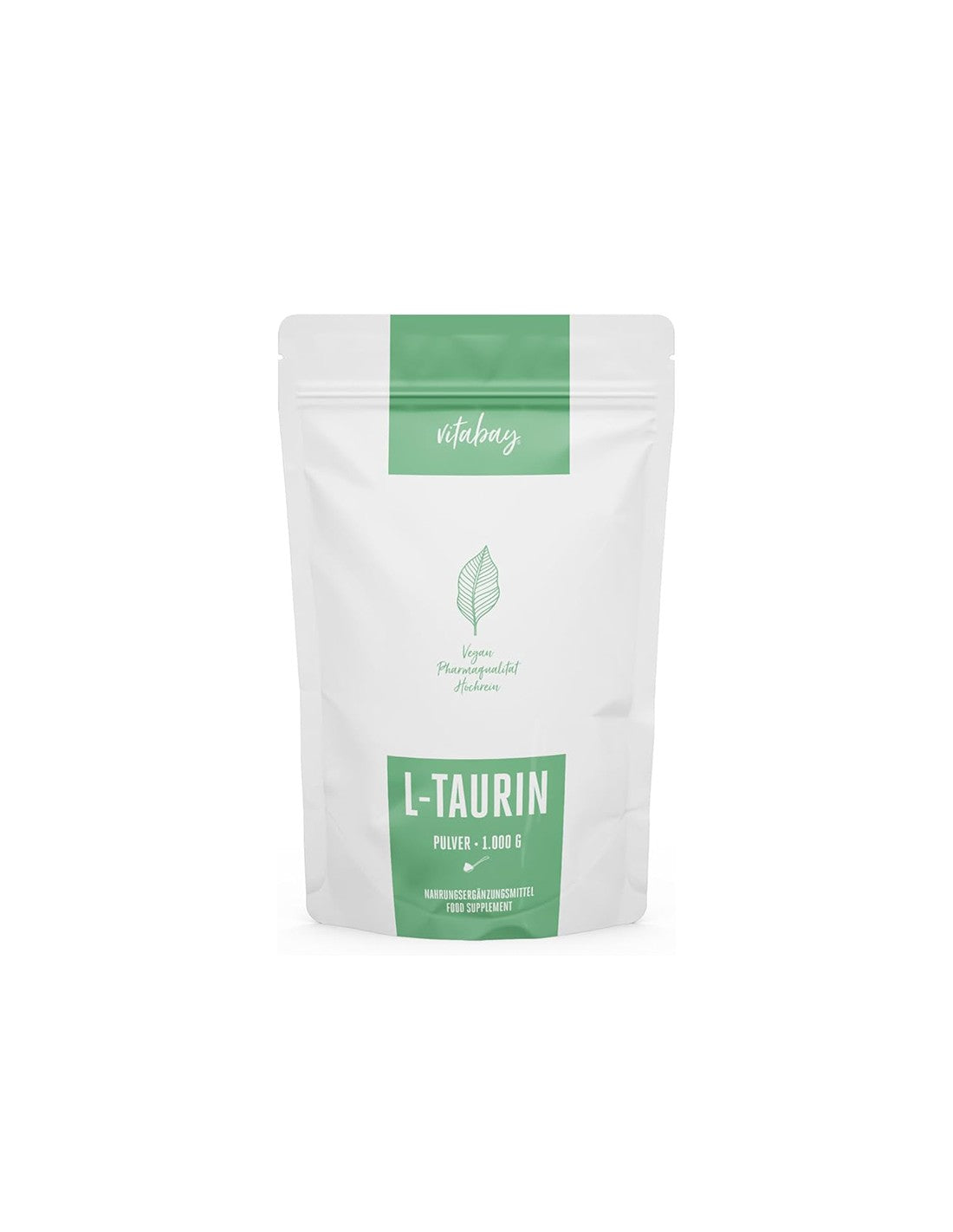 Мускулна функция и издръжливост - L-Таурин, 3000 mg х 1 kg прах  Vitabay - Nutra Best Bulgaria