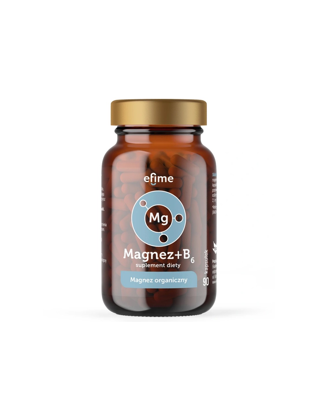 Мускулна и нервна система - Магнезий + витамин B6, 90 капсули  Ekamedica - Nutra Best Bulgaria