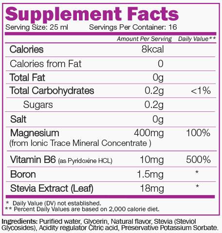 Ionic Magnesium With Stevia - 400 мл  Naturalico - Nutra Best Bulgaria
