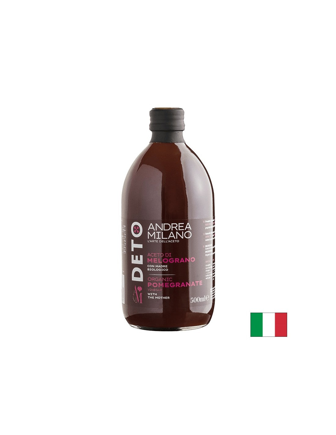 Нефилтриран оцет от нар Био, 500 ml  Acetificio Andrea Milano - Nutra Best Bulgaria