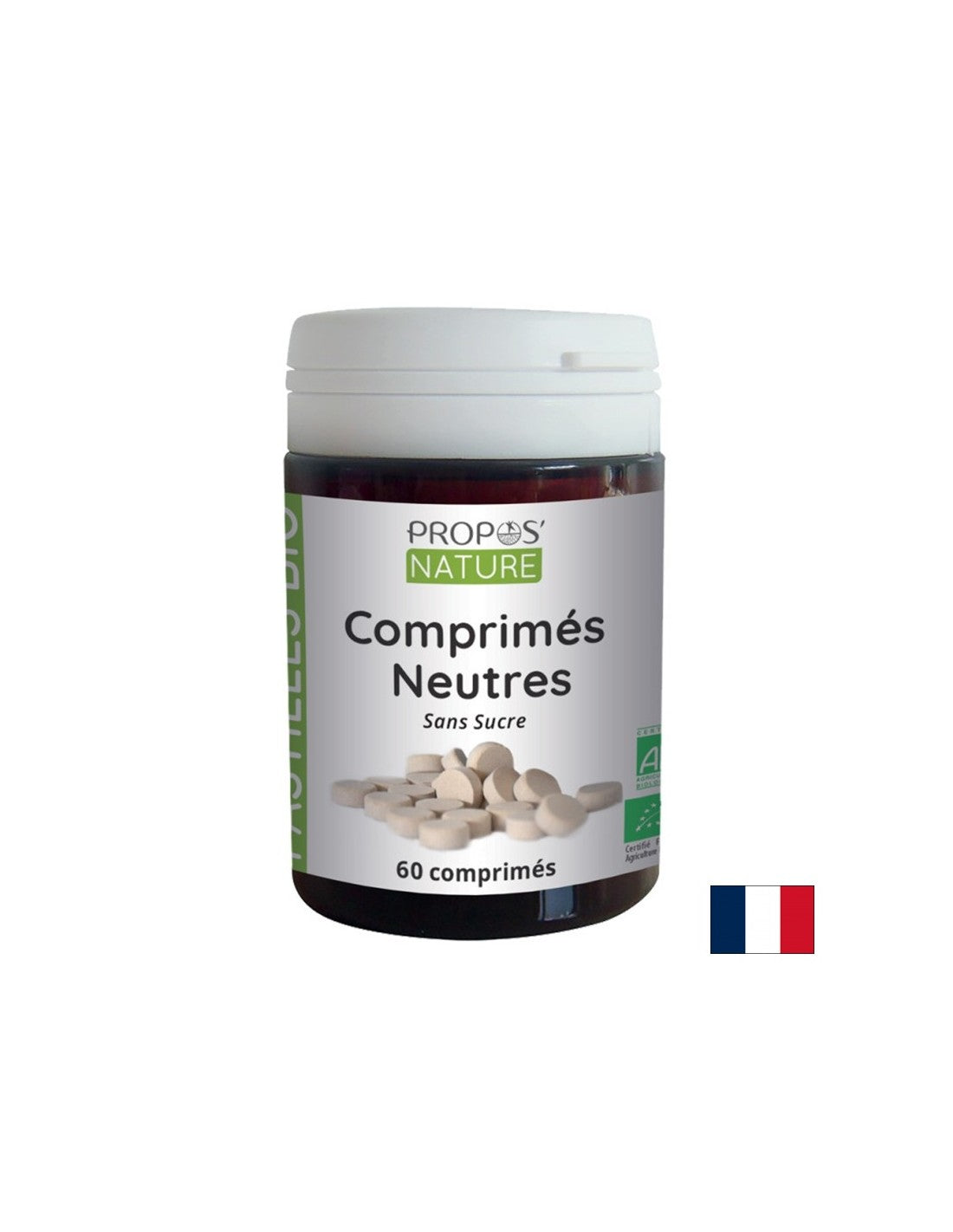 Неутрални смучещи таблетки (без захар) за етерични масла, 60 бр.  Propos Nature - Nutra Best Bulgaria