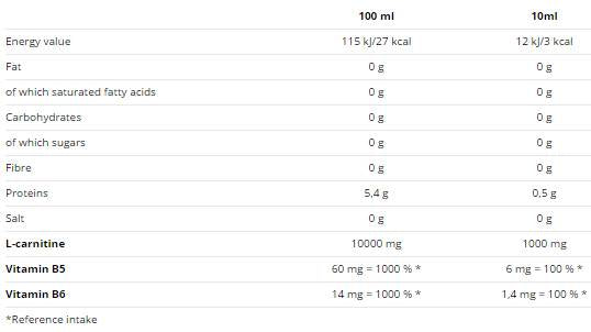 Carnitine 100 000 - 1000 мл  Nutrend - Nutra Best Bulgaria
