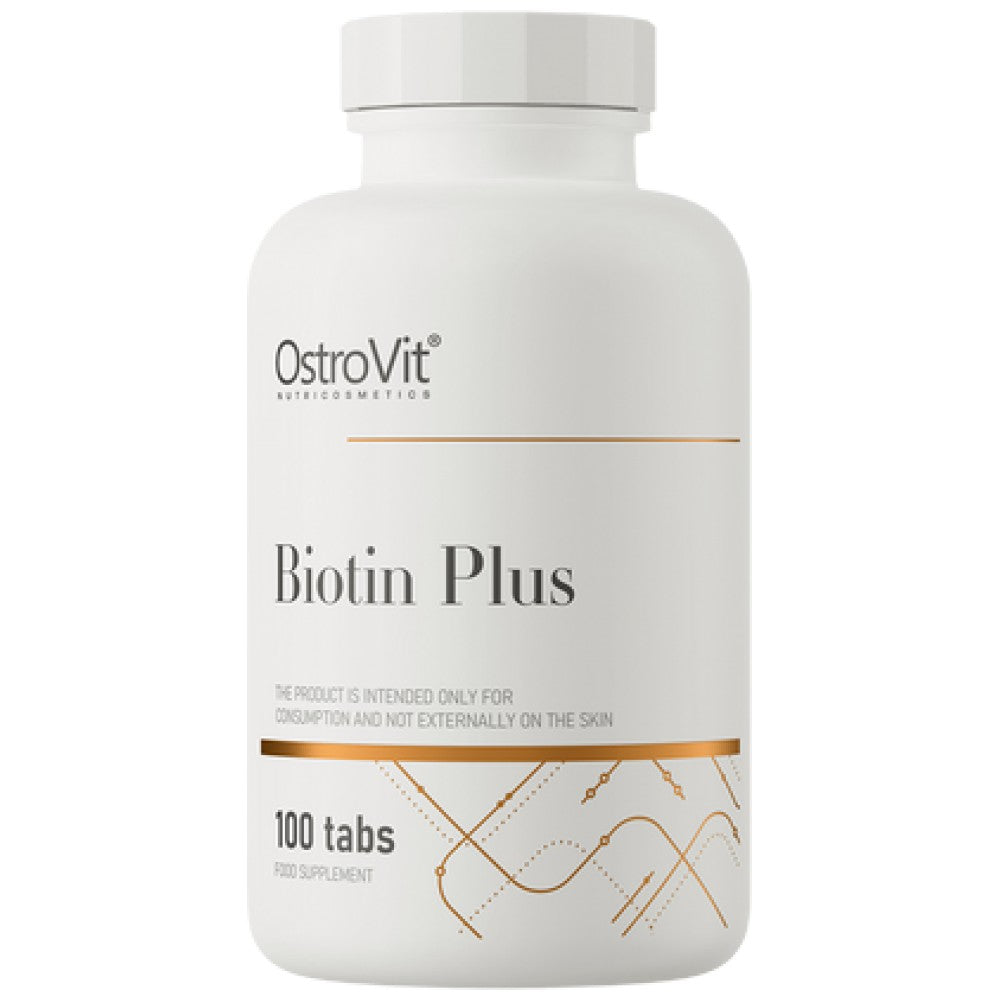 Biotin Plus 2500 mcg 100 Таблетки  OstroVit - Nutra Best Bulgaria