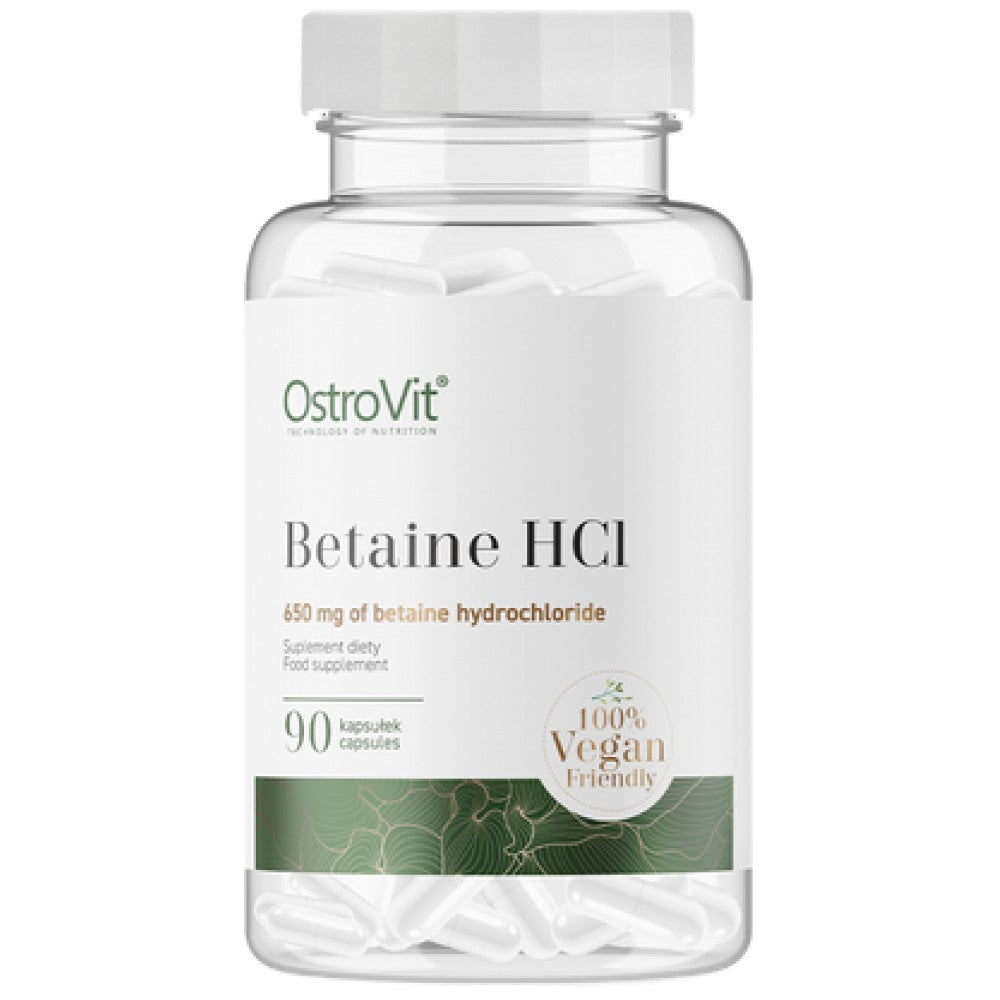 Betaine HCl 650 mg 90 капсули  OstroVit - Nutra Best Bulgaria