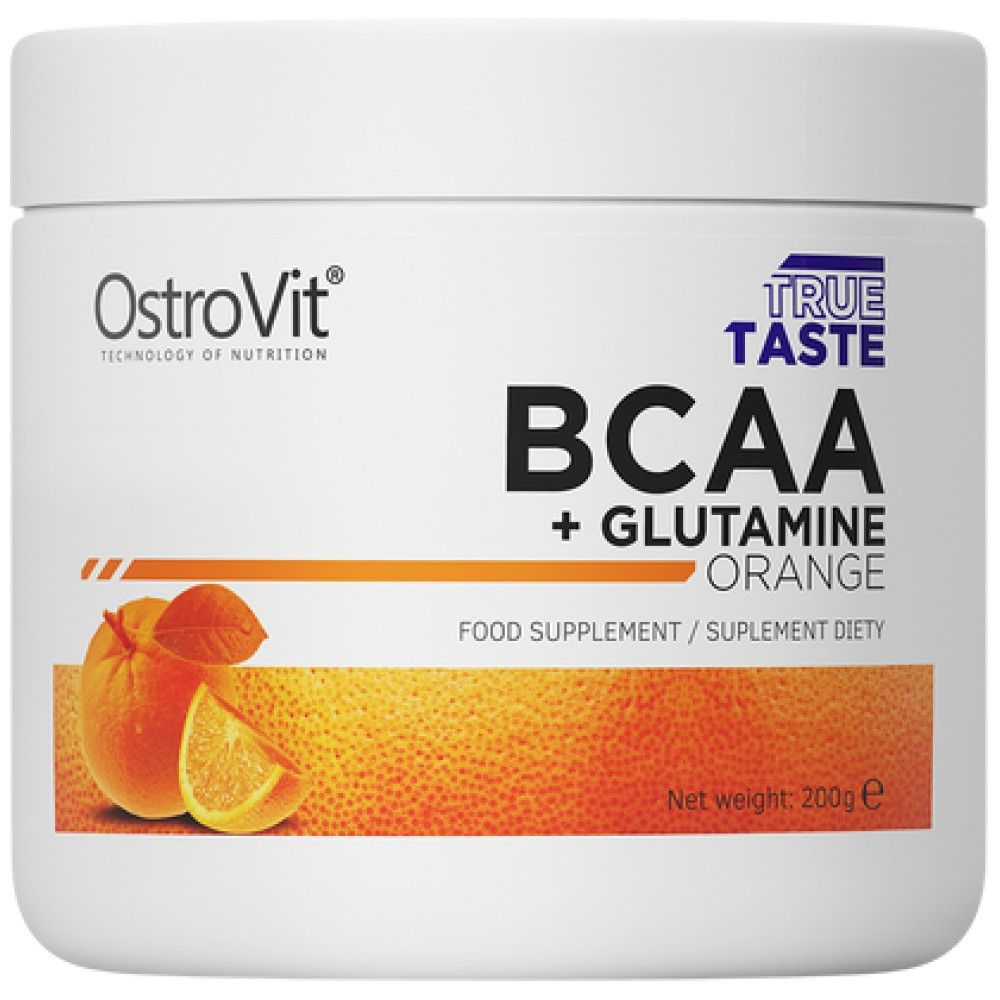 BCAA + GLUTAMINE Powder - 200 грама  OstroVit - Nutra Best Bulgaria