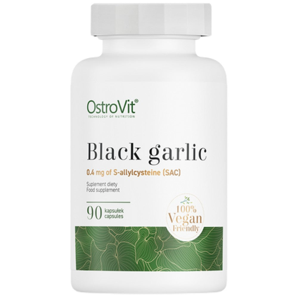 Black Garlic 400 mg | Vege 90 капсули  OstroVit - Nutra Best Bulgaria