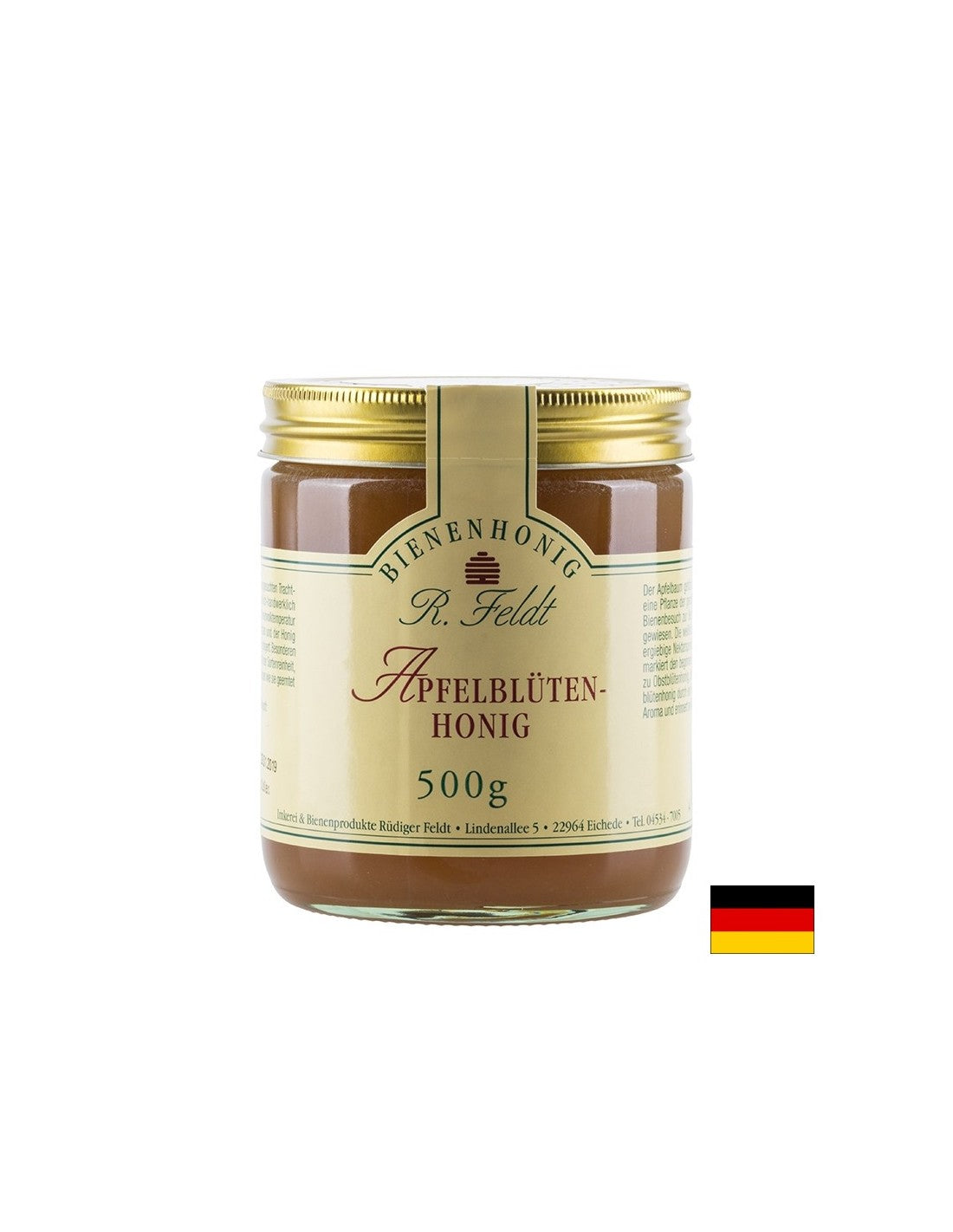 Пчелен мед от ябълков цвят, 500 g  Rüdiger Feldt - Nutra Best Bulgaria