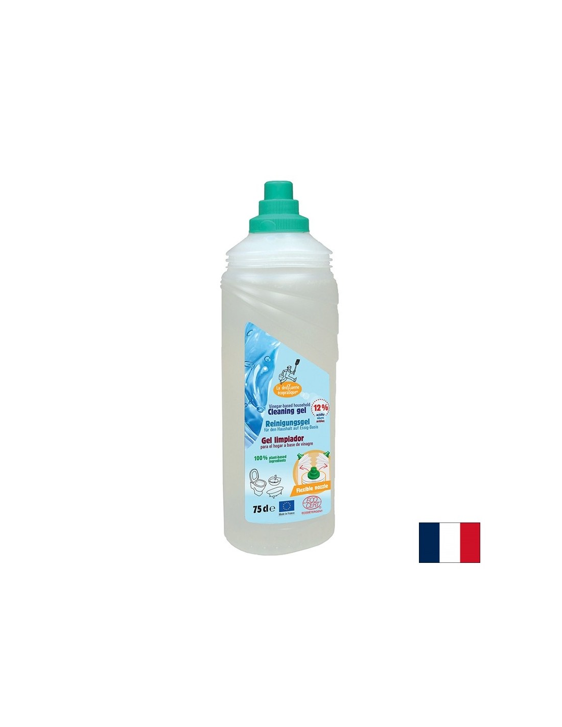 Почистващ гел за дома (на оцетна основа), 750 ml  Écodis - Nutra Best Bulgaria