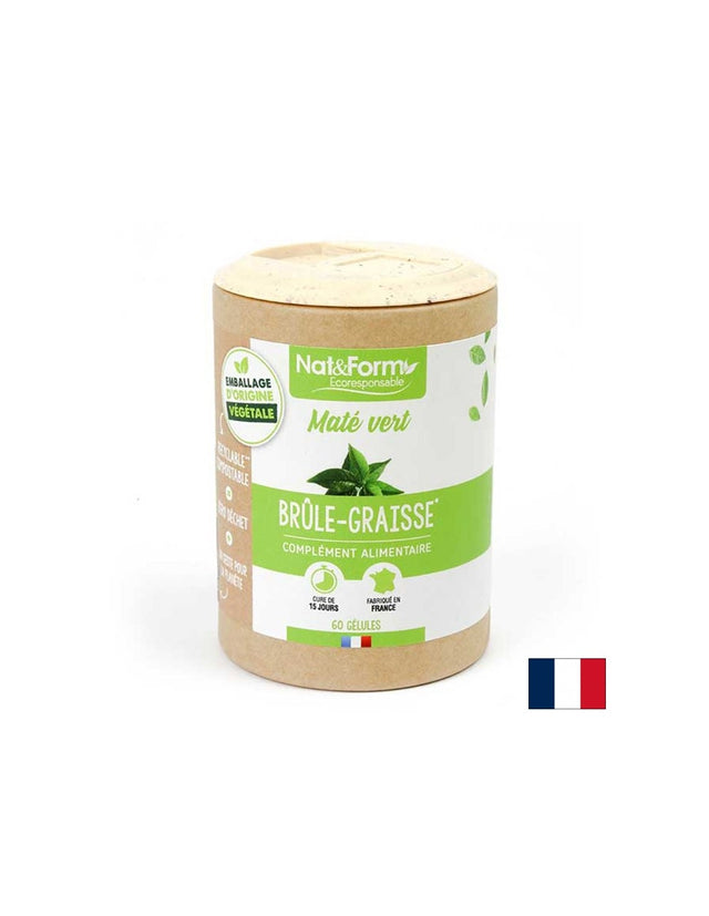 При висок холестерол и кръвна захар - Екстракт от Мате, 60 капсули  Nat&Form - Nutra Best Bulgaria