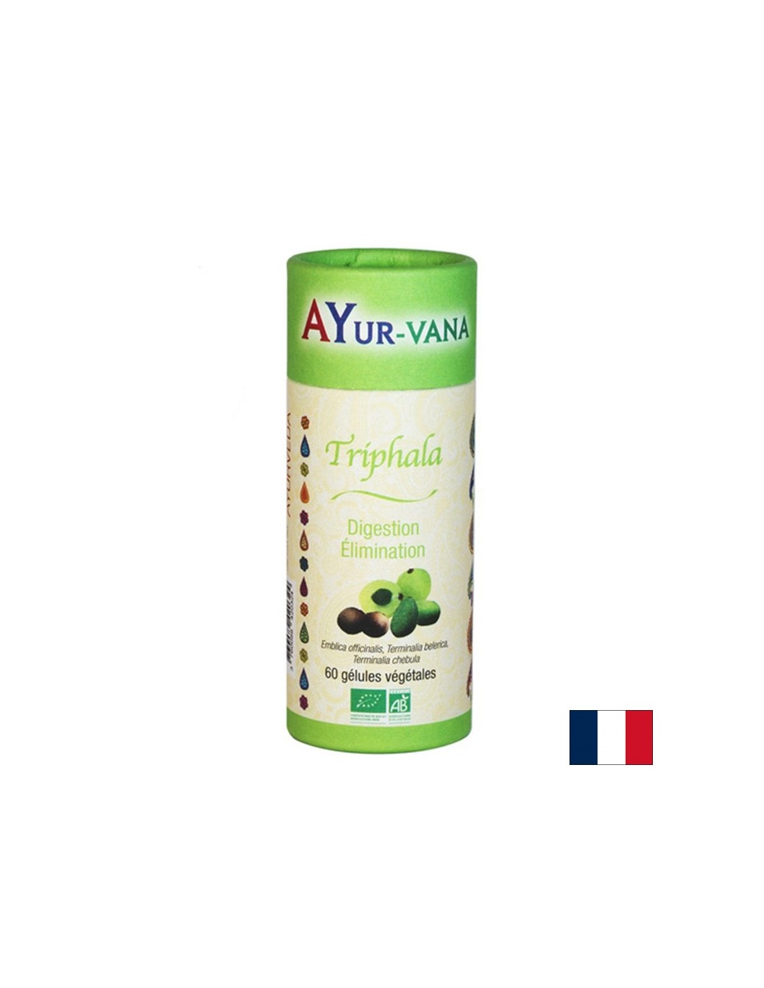 При висок холестерол, затлъстяване и хемороиди - Трифала, 60 капсули  PhytoMoinsCher - Nutra Best Bulgaria