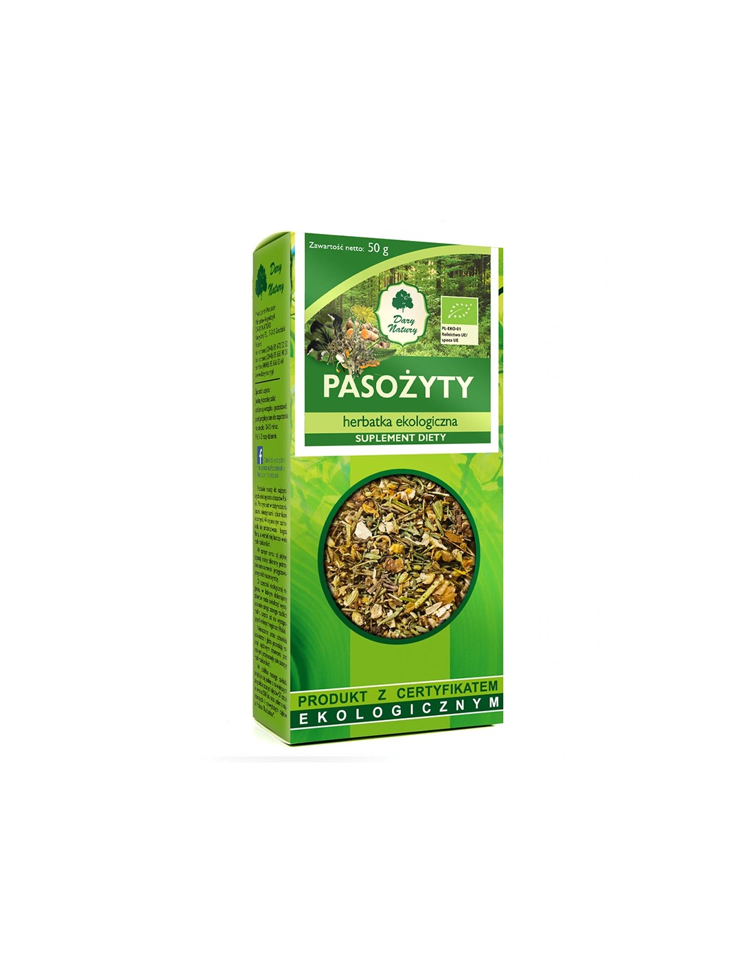 Противопаразитен чай, 50 g  Dary Natury - Nutra Best Bulgaria