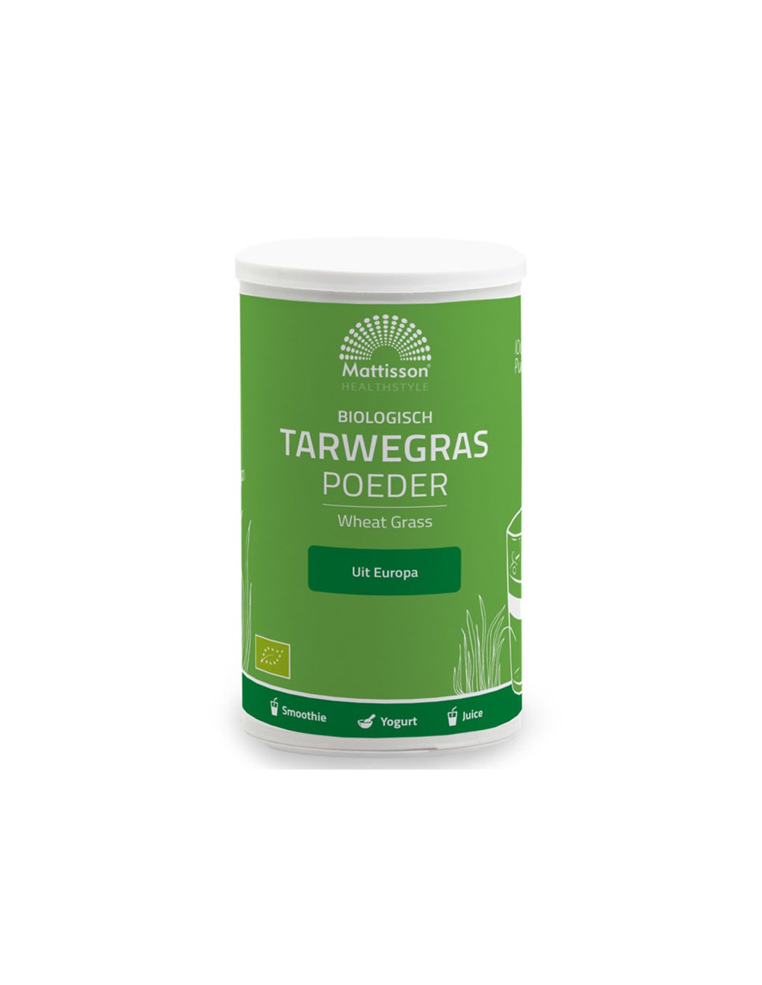 Пшенична трева на прах Био, 125 g прах  Mattisson Healthstyle - Nutra Best Bulgaria