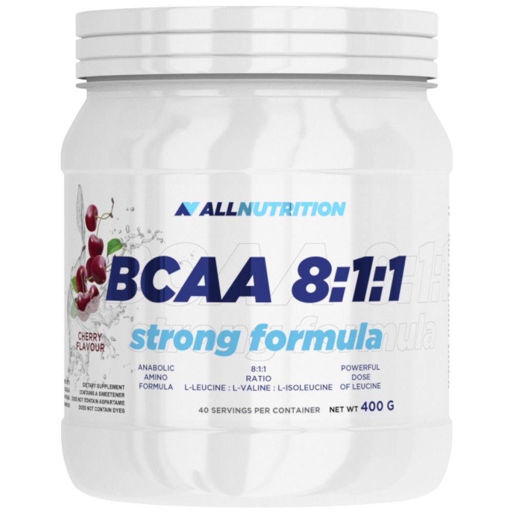 BCAA 8:1:1 Strong Formula - 400 грама  AllNutrition - Nutra Best Bulgaria