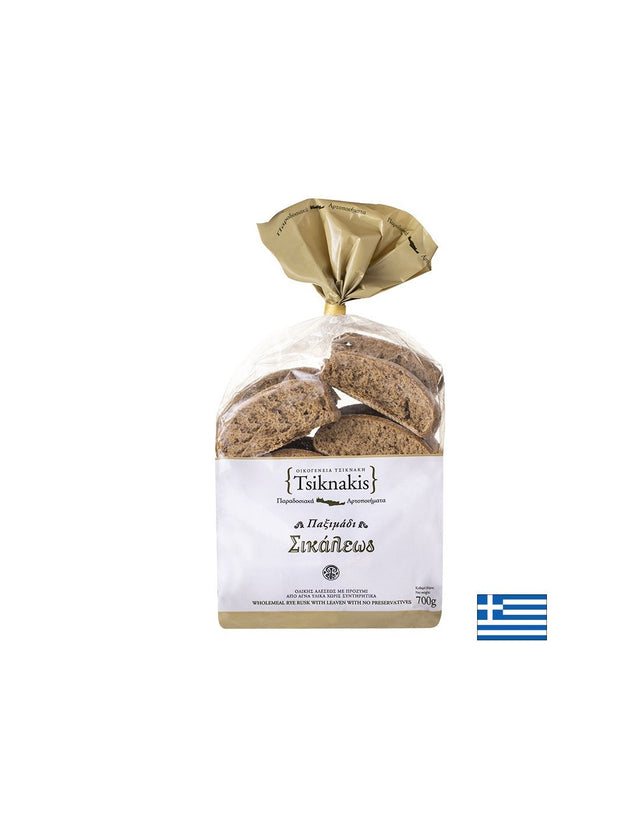 Ръжени сухари (Крит), 700 g  Tsiknakis - Nutra Best Bulgaria