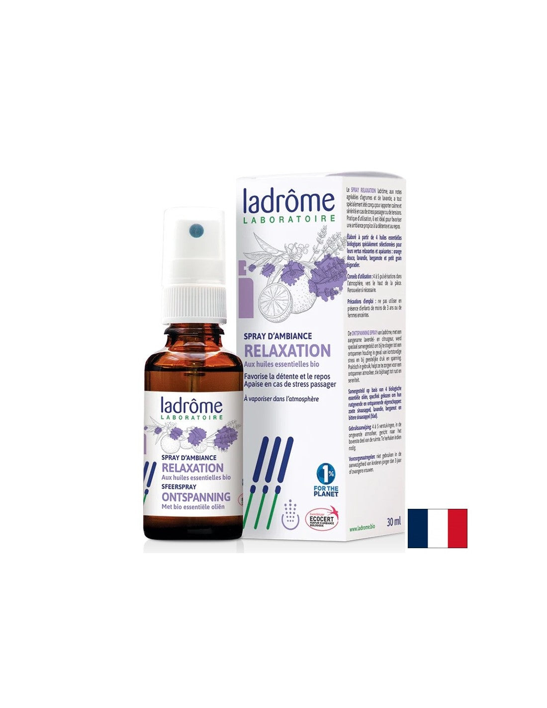 Релаксиращ спрей за стая БИО, 30 ml  Ladrome Laboratoire - Nutra Best Bulgaria