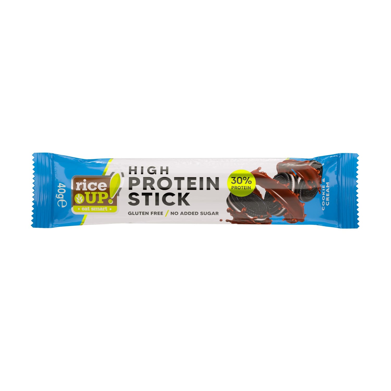 High Protein Stick Bar & No Added Sugar - 40g  RiceUP! - Nutra Best Bulgaria