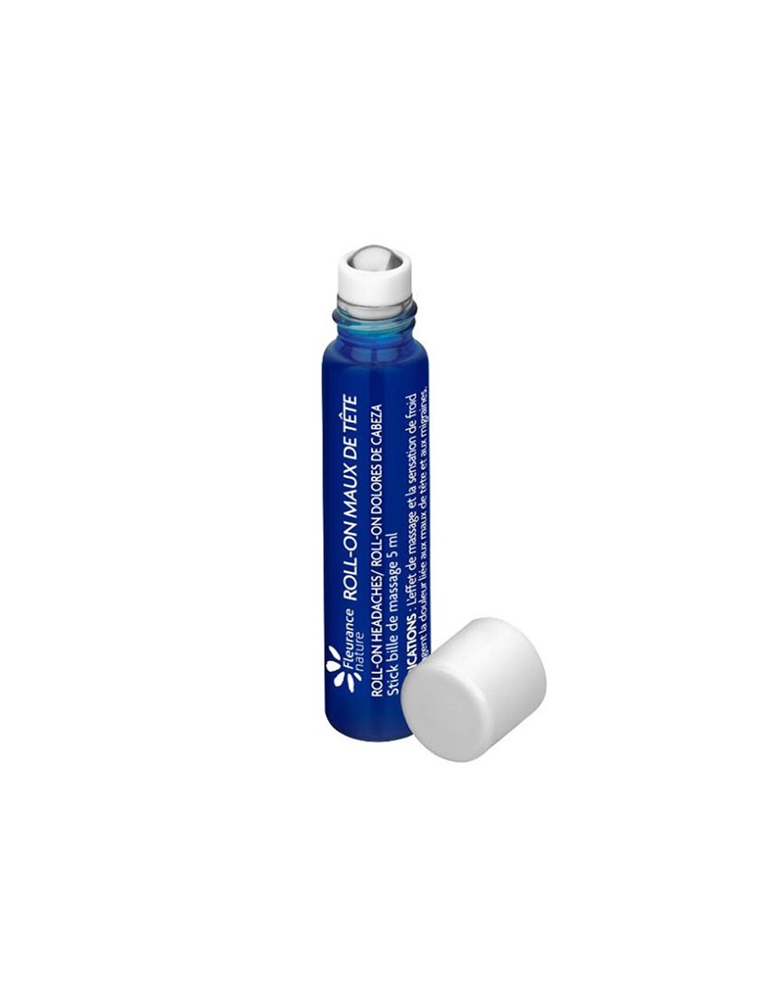 Рол-он с етерични масла против главоболие и мигрена, 5 ml  Fleurance Nature - Nutra Best Bulgaria