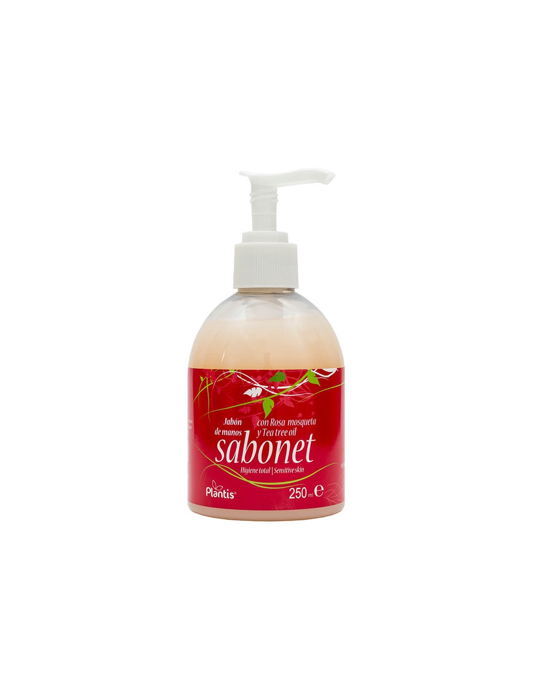 Течен сапун за ръце с масло от роза и чаено дърво - Sabonet Plantis®, 250 ml  Artesania Agricola - Nutra Best Bulgaria