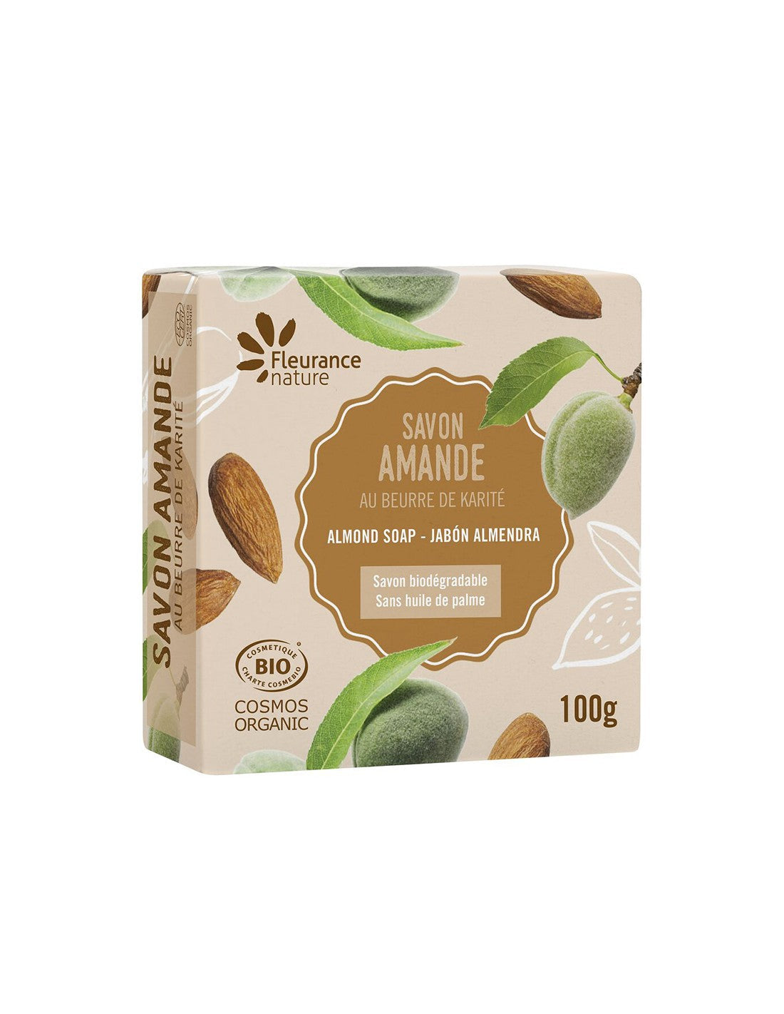 Сапун с бадем, 100 g Fleurance Nature  Fleurance Nature - Nutra Best Bulgaria