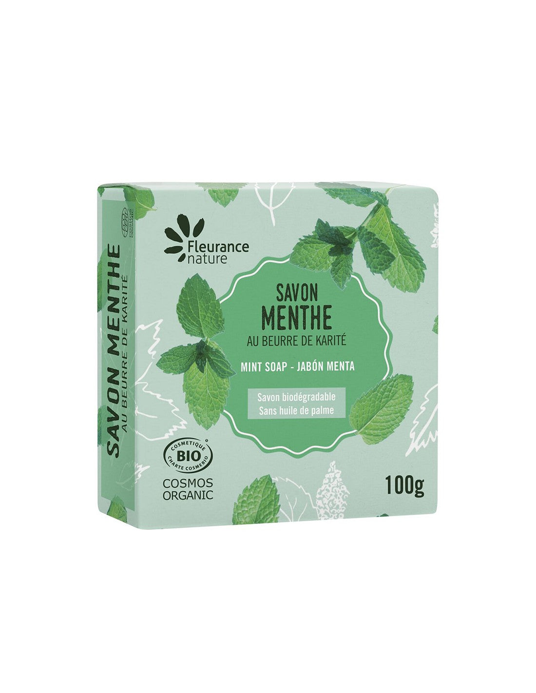 Сапун с мента, 100 g Fleurance Nature  Fleurance Nature - Nutra Best Bulgaria