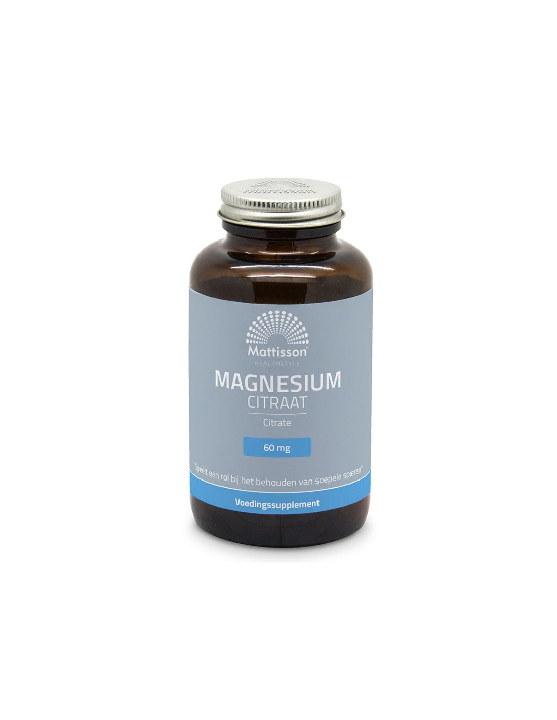 Сърдечна, нервна и мускулна функция - Магнезий (цитрат), 180 капсули Mattisson Healthstyle  Mattisson Healthstyle - Nutra Best Bulgaria