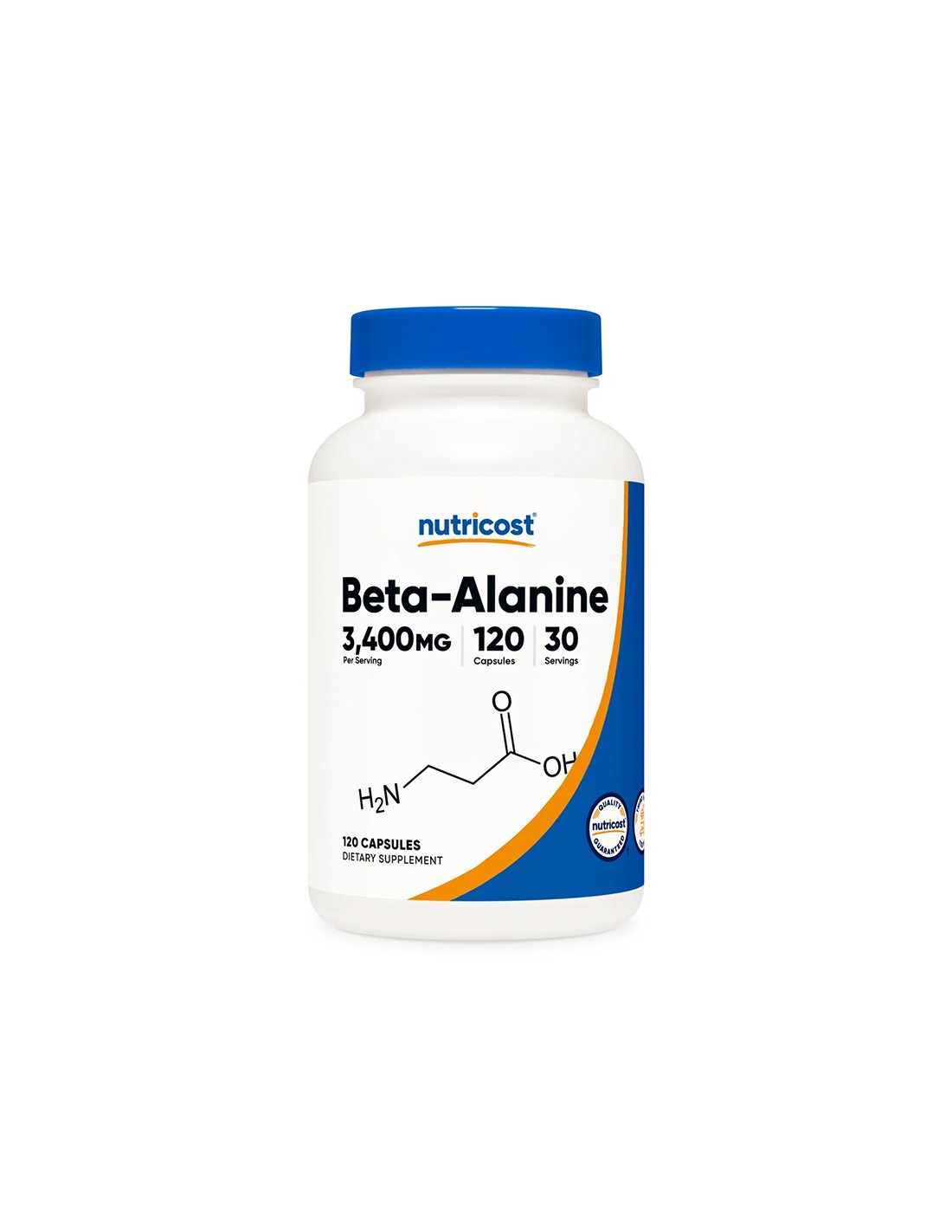 Сила и издръжливост - Бета Аланин, 850 mg х 120 капсули  Nutricost - Nutra Best Bulgaria