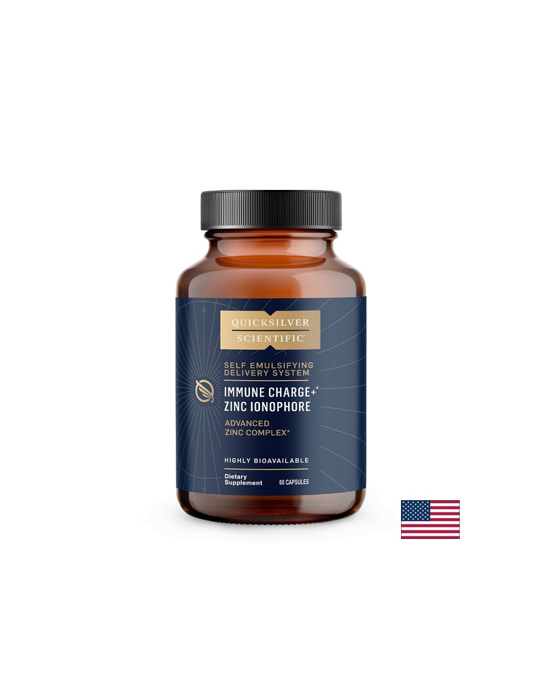 Цинк комплекс с кверцетин, лутеолин и хесперидин - Липозомална, високоусвоима формула, 60 капсули  Quicksilver - Nutra Best Bulgaria