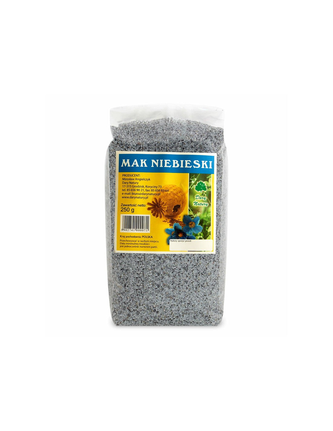 Син мак (семена), 250 g Dary Natury  Dary Natury - Nutra Best Bulgaria