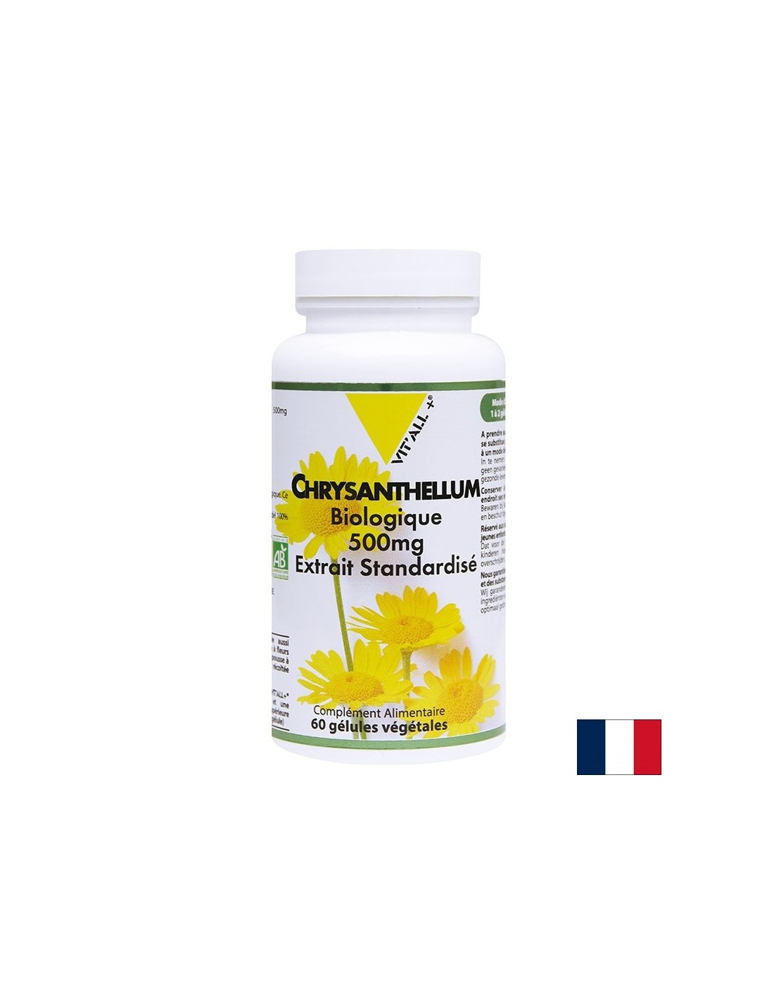 Стомашно-чревен тракт - Хризантела, 250 mg x 60 капсули  Vit'all Plus - Nutra Best Bulgaria