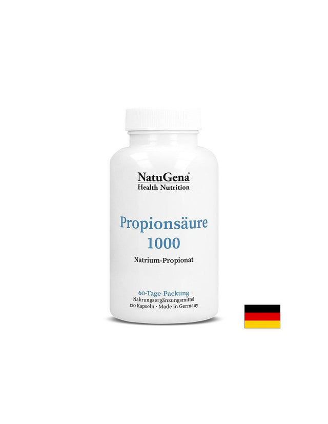 Стомашно-чревен тракт - Пропионова киселина, 500 mg х 120 капсули  NatuGena - Nutra Best Bulgaria