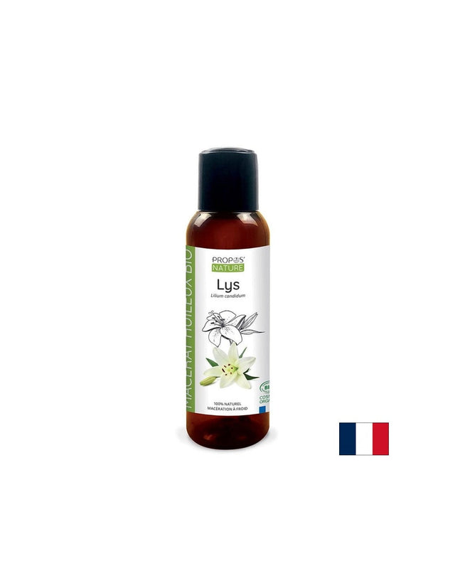 Изравнява тена на кожата - Лилиум (маслен мацерат), БИО, 100 ml  Propos Nature - Nutra Best Bulgaria