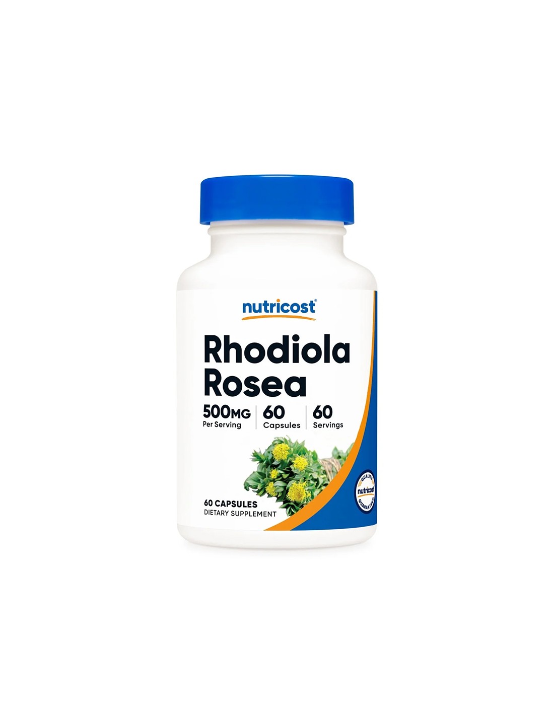 Стрес и добро настроение - Златен корен - Rhodiola Rosea, 60 капсули  Nutricost - Nutra Best Bulgaria