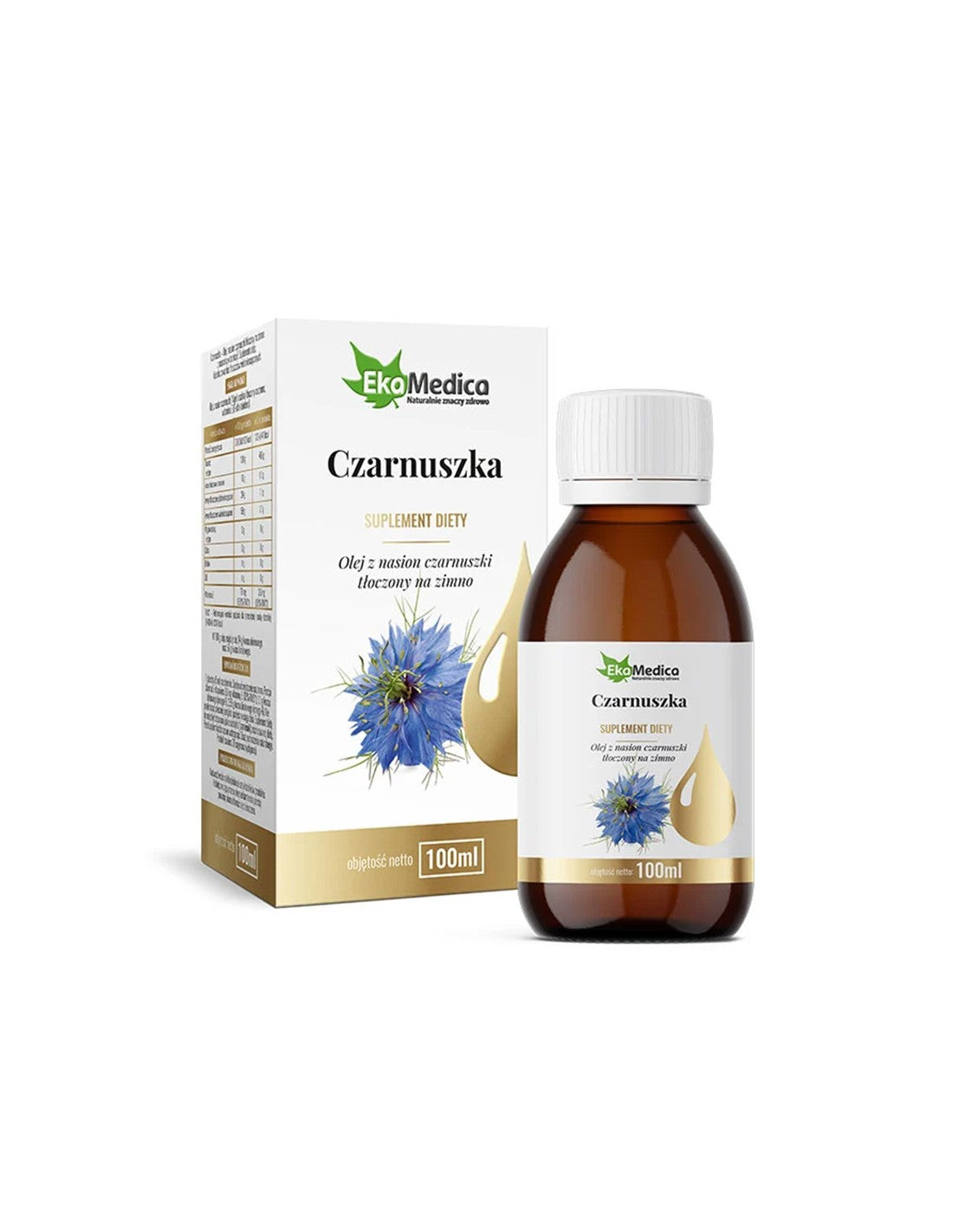 Студено пресовано масло от Черен кимион (семена), 100 ml  Ekamedica - Nutra Best Bulgaria