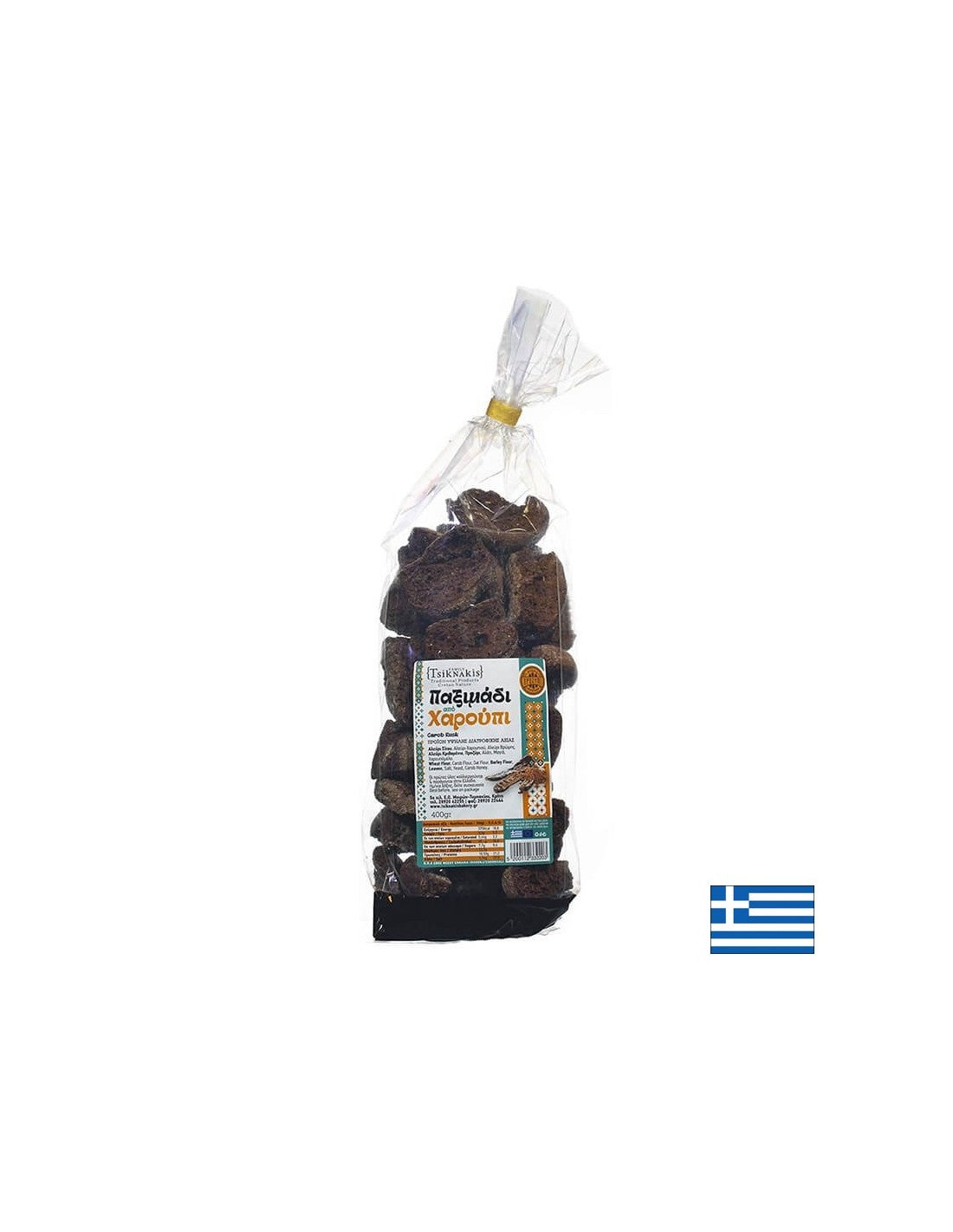 Сухари от рожков (Крит), 400 g  Raks - Nutra Best Bulgaria