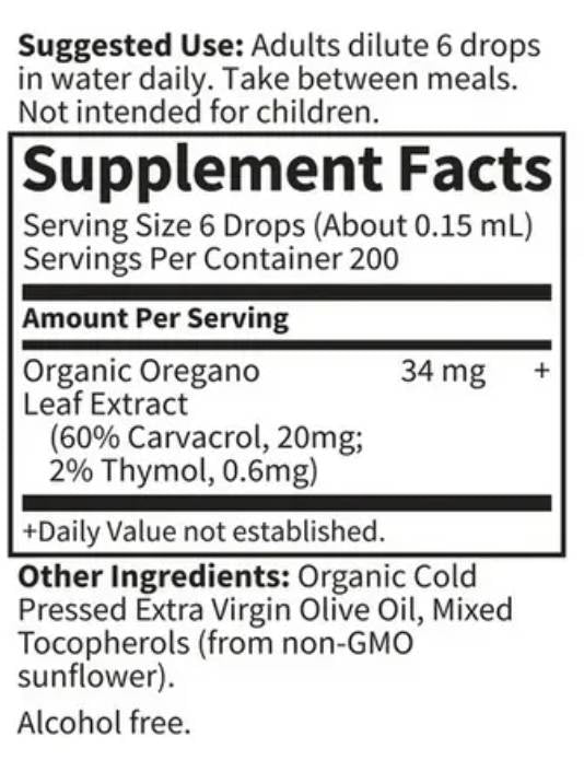 Oil of Oregano - 30 мл  Garden Of Life - Nutra Best Bulgaria