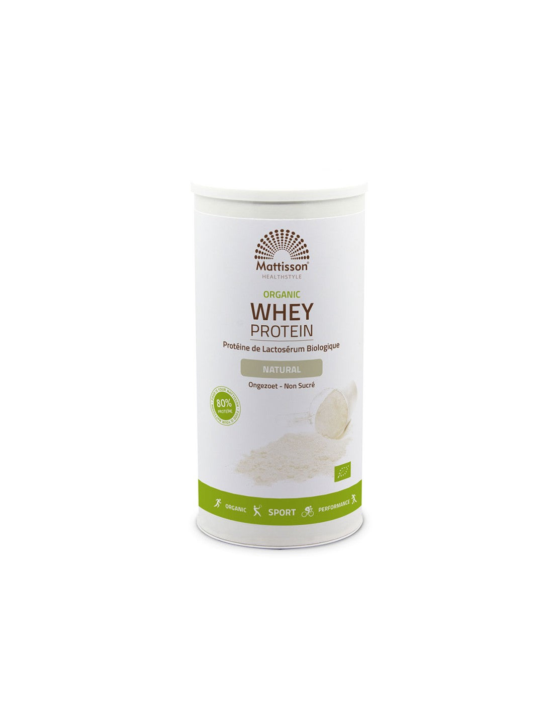 Суроватъчен протеин Био, 450 g прах (неовкусен)  Mattisson Healthstyle - Nutra Best Bulgaria