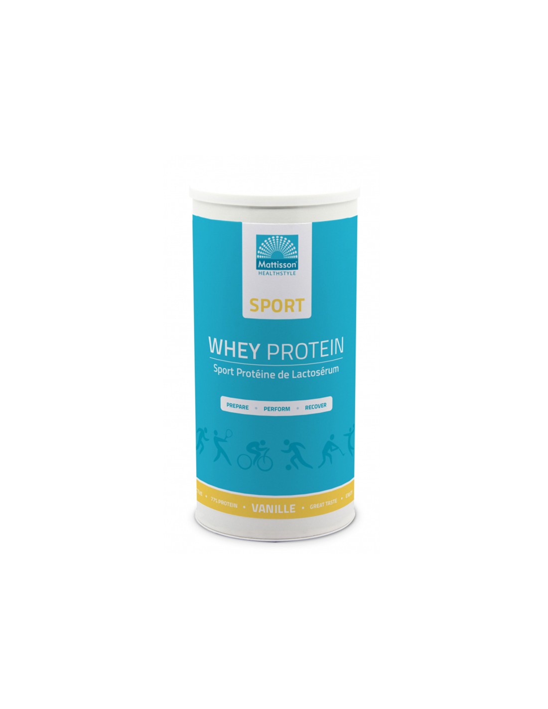 Суроватъчен протеин - Sport Whey Protein, 450 g прах с вкус на ванилия  Mattisson Healthstyle - Nutra Best Bulgaria
