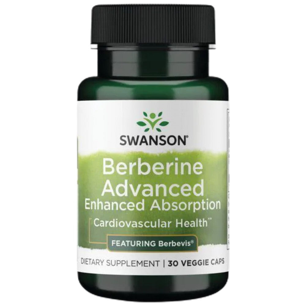 Berberine Advanced | Berbevis® Extract 550 mg 30 капсули  Swanson - Nutra Best Bulgaria