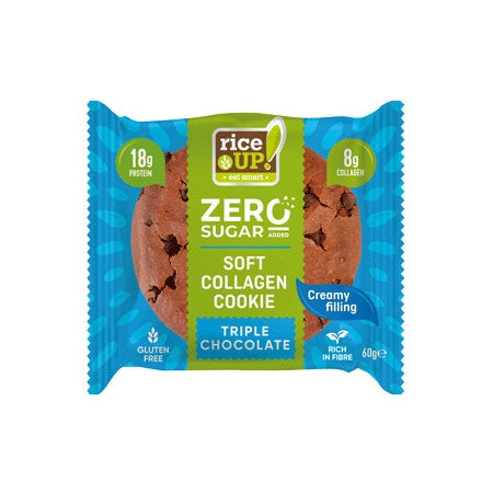 Soft Cookie with 8g Collagen & No Added Sugar - 60 грама  RiceUP! - Nutra Best Bulgaria