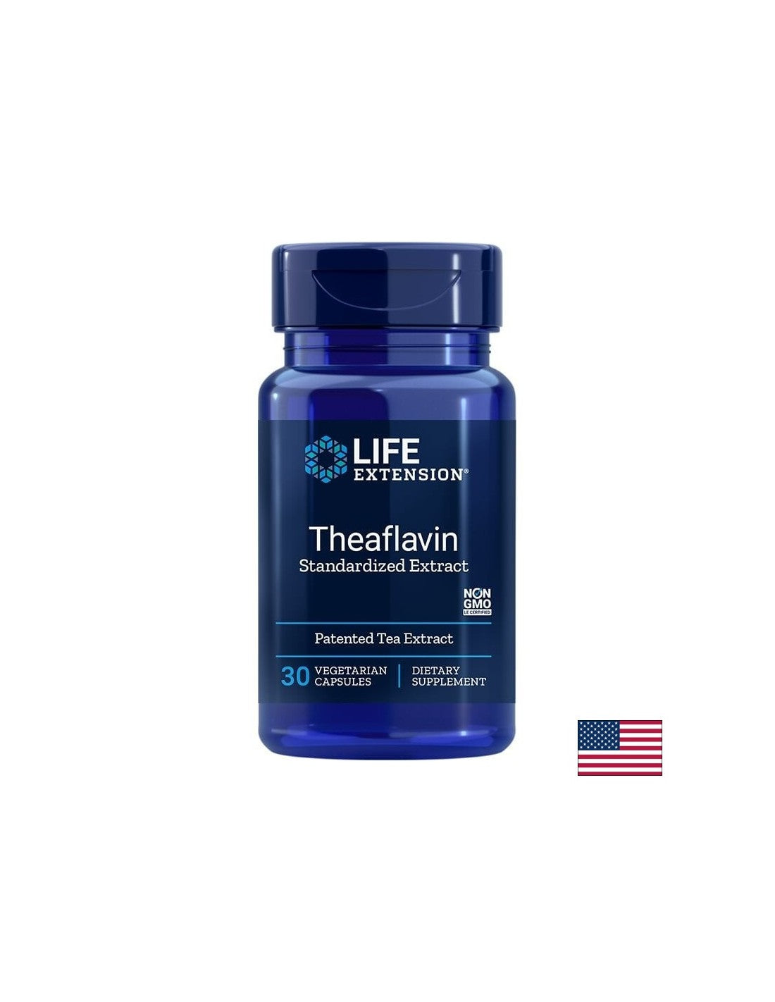 Theaflavin / Теафлавин - Стандартизиран екстракт от черен чай х 30 капсули  Life Extension - Nutra Best Bulgaria