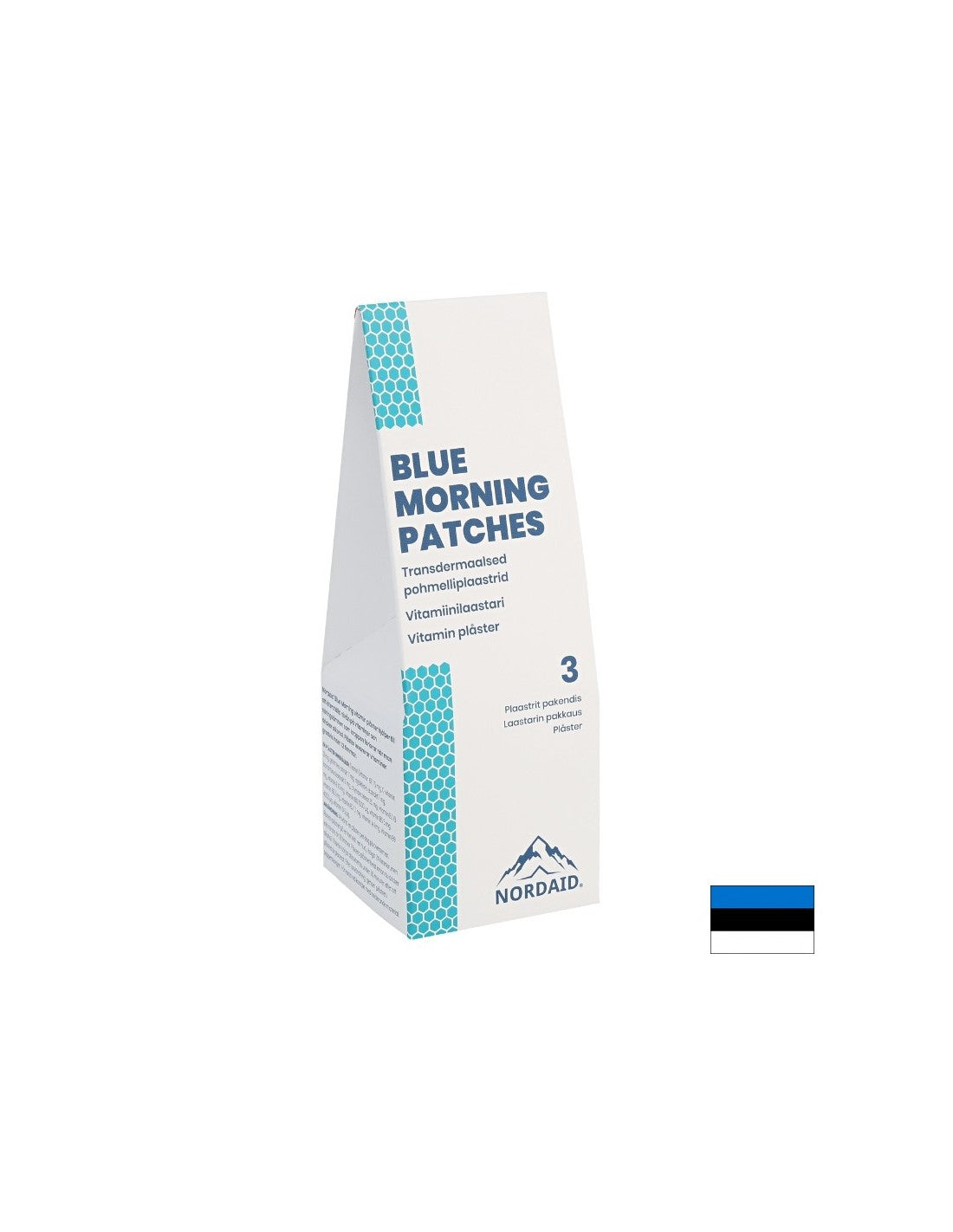 Трансдермални пластири с витамини и билкови екстракти “Blue Morning”, 3 броя Nordaid  Nordaid - Nutra Best Bulgaria