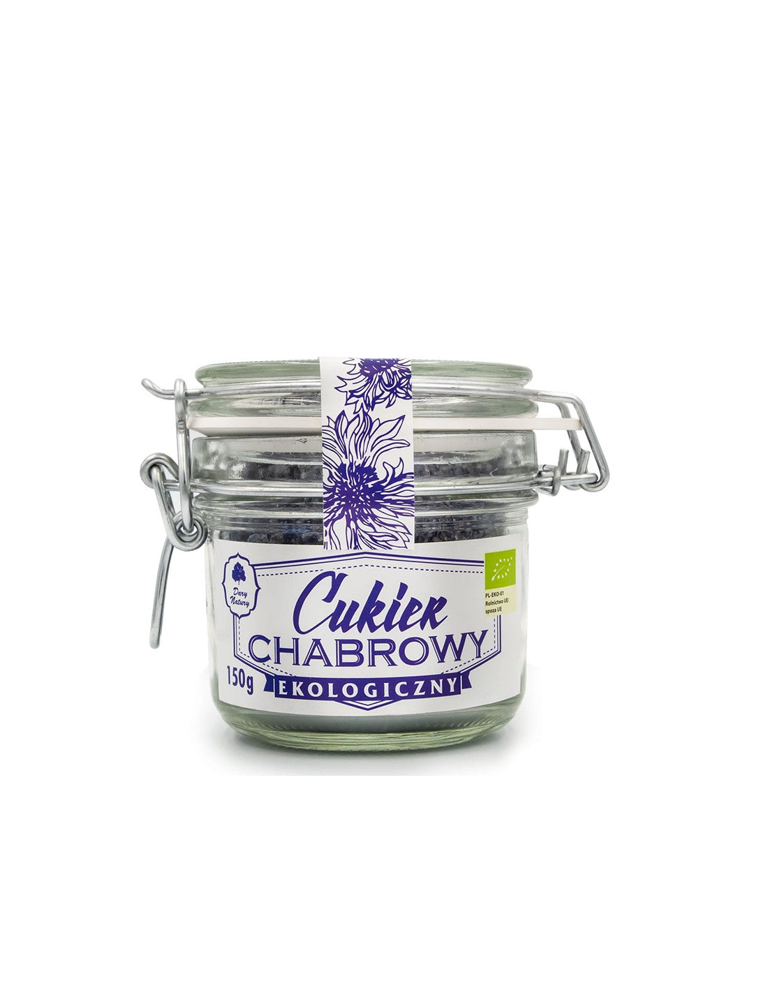 Тръстикова захар с метличина - Био, 150 g  Dary Natury - Nutra Best Bulgaria
