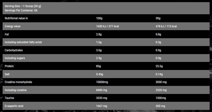 Bad Ass Isobolic | Whey Protein Isolate with DAA & Creatine - 2000 грама  BAD ASS - Nutra Best Bulgaria