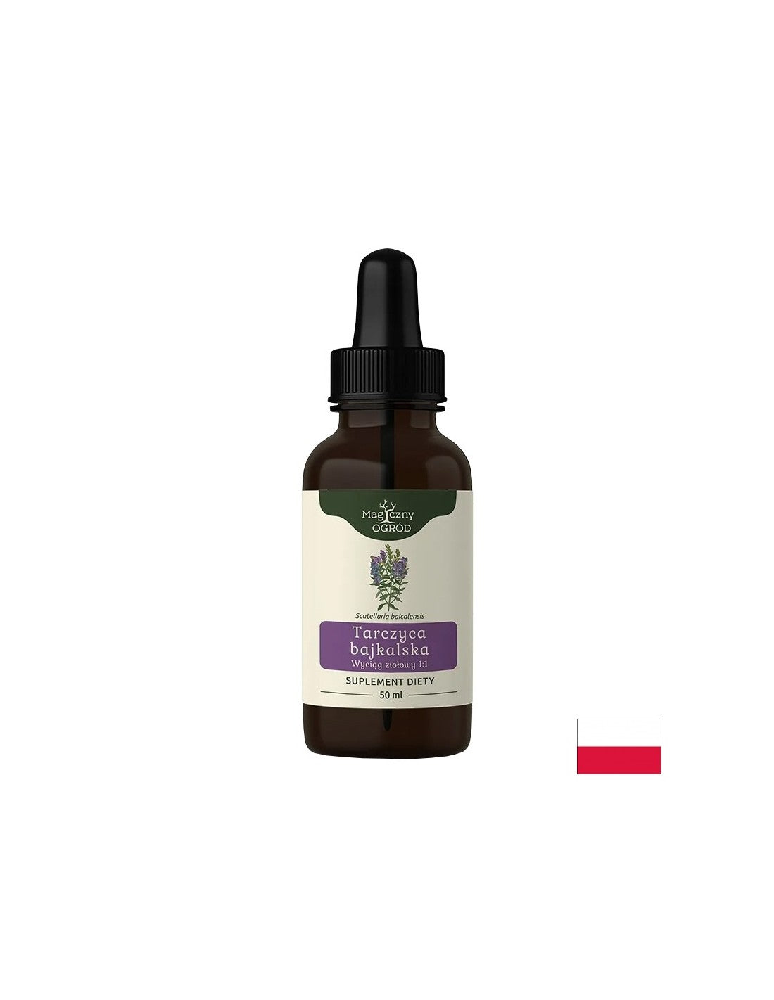 В подрепа на добрия сън и имунитета - Шлемник байкалски, тинктура 50 ml  Nanga - Nutra Best Bulgaria