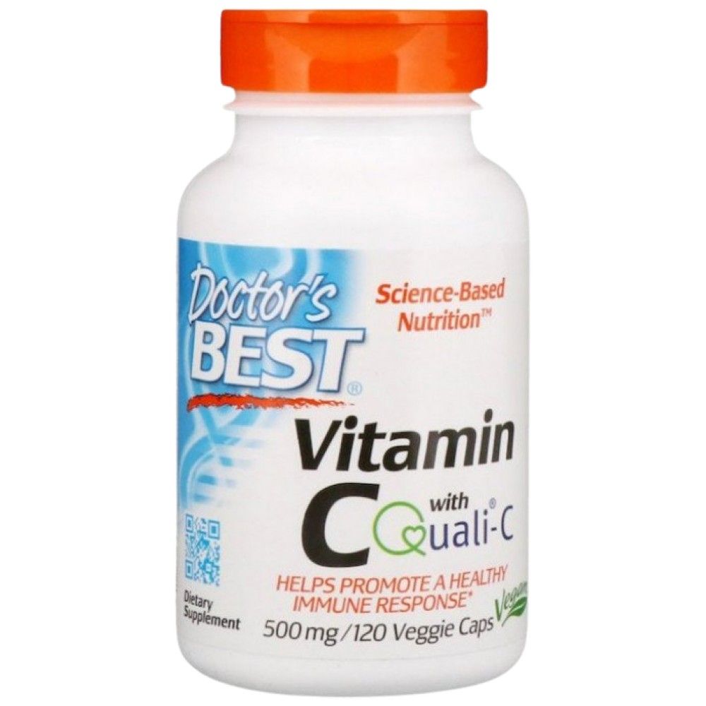 BEST Vitamin C + Quali™ C 500 mg - 120 капсули  Doctor’s Best - Nutra Best Bulgaria