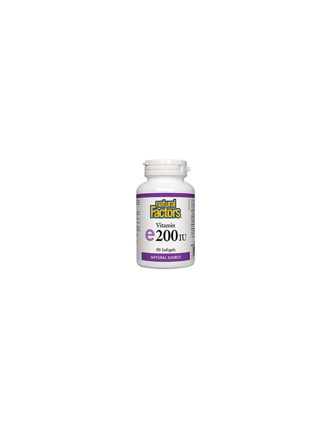 Vitamin E 100 mg / 200 IU D-alpha-Tocopherol - 90 Гел капсули  Natural Factors - Nutra Best Bulgaria