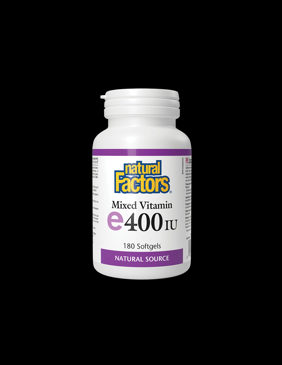 Витамин Е (токофероли микс) - антиоксидант, 268 mg/ 400 IU Natural Factors  Natural Factors - Nutra Best Bulgaria