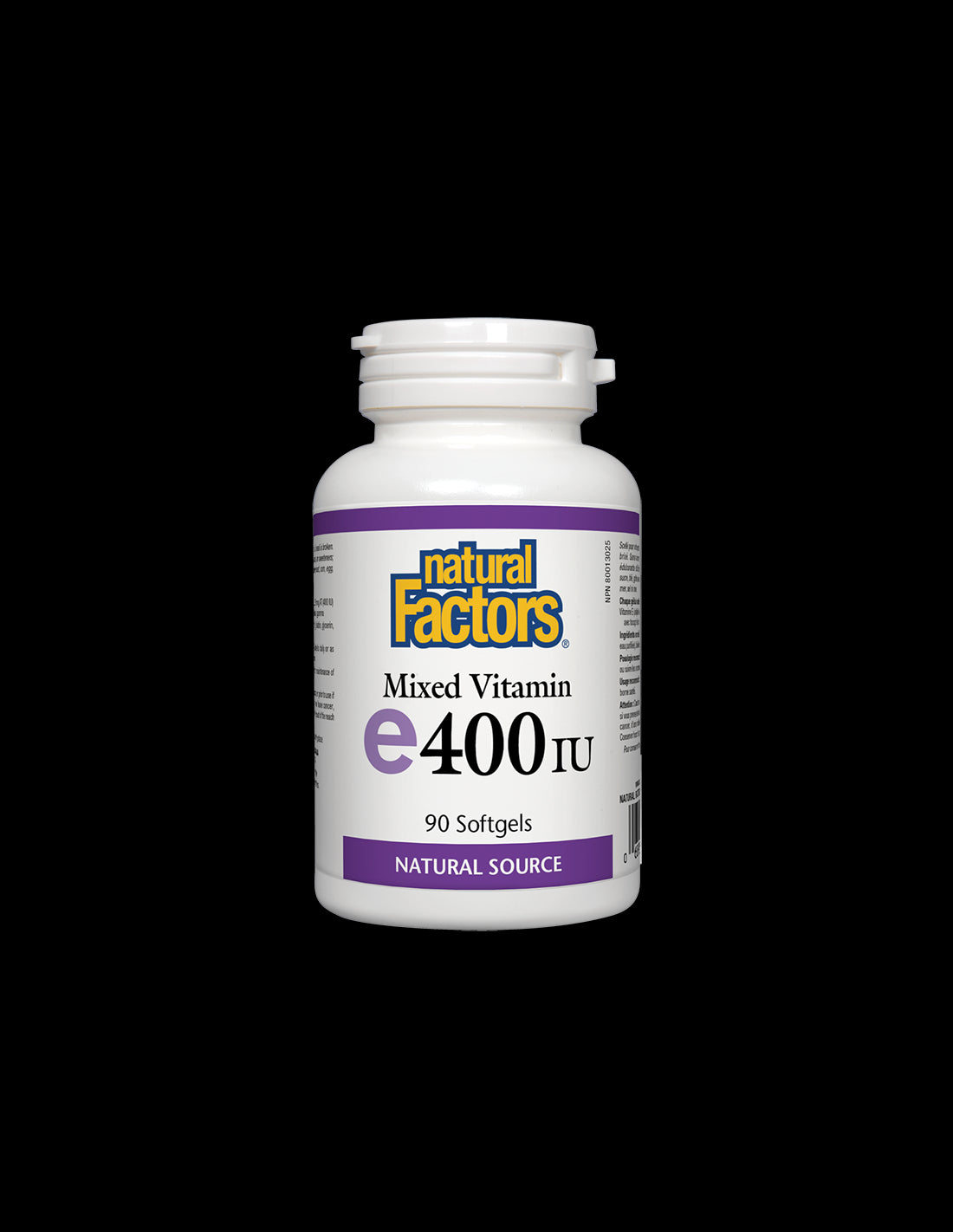 Vitamin E 400 IU · Natural Source 268 mg - 90 Гел капсули  Natural Factors - Nutra Best Bulgaria