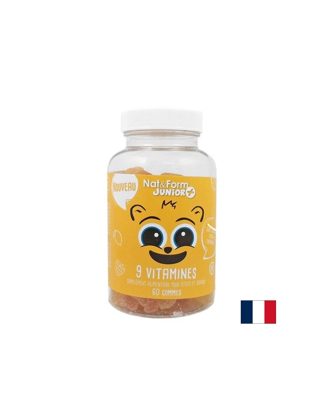Витамини Джуниър, 60 желирани таблетки  Nat&Form - Nutra Best Bulgaria