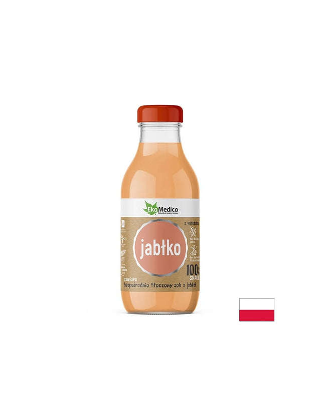 Ябълков сок + Витамин C – За имунитет и метаболитен баланс, 300 ml  Ekamedica - Nutra Best Bulgaria